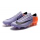 Chaussures de Football - Nike Mercurial Vapor XII Elite FG Orange Noir