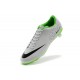 Nike Mercurial Vapor IX FG Terrain Sec Chaussure Homme Blanc Noir Vert Réfléchissant