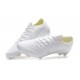 Crampon de Foot Nike Mercurial Vapor XII Elite FG Argent Bleu Jaune