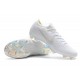 Crampon de Foot Nike Mercurial Vapor XII Elite FG Argent Bleu Jaune