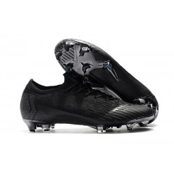Chaussures de Football - Nike Mercurial Vapor XII Elite FG Noir