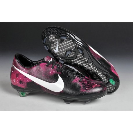 Coupe du Monde 2014 Nike Mercurial Vapor 9 FG Noir Blanc Rose