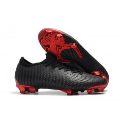 Chaussures de Football - Nike Mercurial Vapor XII Elite FG Jordan X PSG Noir Rouge
