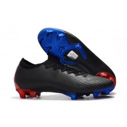 Chaussures de Football - Nike Mercurial Vapor XII Elite FG Bleu Noir