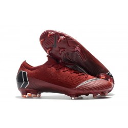 CR7 Chaussure Nike Mercurial Vapor XII 360 Elite FG - Rouge Noir