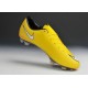 2014 Crampons de Foot Nike Mercurial Vapor X FG Homme Jaune Blanc