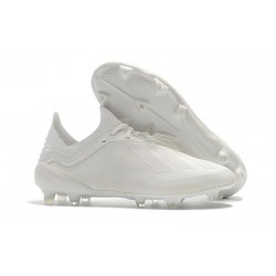 Nouveau Chaussures de football Adidas X 18.1 FG - Blanc Cassé