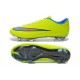 2014 Crampons de Foot Nike Mercurial Vapor X FG Homme Jaune Bleu