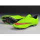 Chaussures de Football Nike Mercurial Vapor 10 FG Vert Rouge