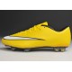 2014 Crampons de Foot Nike Mercurial Vapor X FG Homme Jaune Blanc