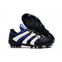 Adidas Crampons Foot Pour Hommes - Predator Accelerator Electricity FG Noir Blanc Bleu